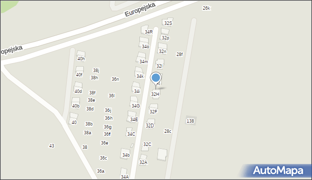 Grodzisk Wielkopolski, Winna, 32I, mapa Grodzisk Wielkopolski