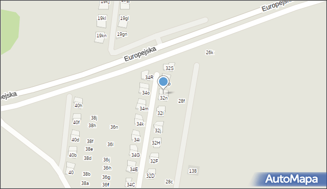 Grodzisk Wielkopolski, Winna, 32o, mapa Grodzisk Wielkopolski