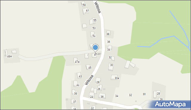 Gromnik, Witosa Wincentego, 47, mapa Gromnik