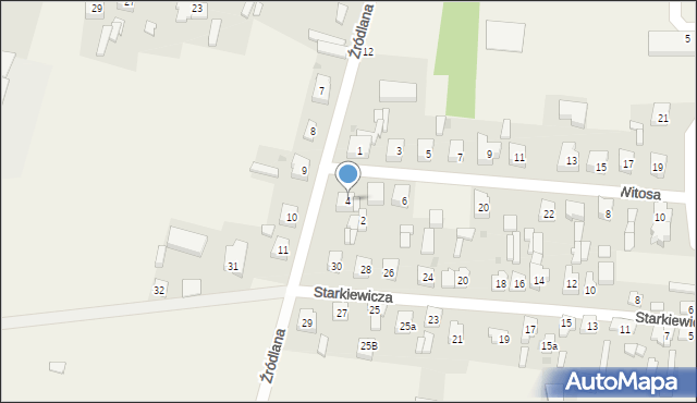 Grzegorzew, Witosa Wincentego, 4, mapa Grzegorzew