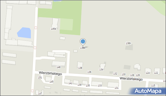 Inowrocław, Wierzbińskiego Macieja, 138b, mapa Inowrocławia