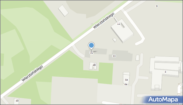 Inowrocław, Wierzbińskiego Macieja, 31, mapa Inowrocławia