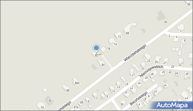 Inowrocław, Wierzbińskiego Macieja, 82, mapa Inowrocławia