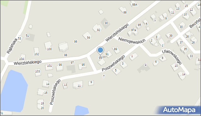 Inowrocław, Wierzbińskiego Macieja, 93, mapa Inowrocławia