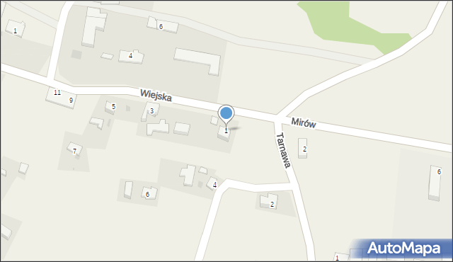 Iskrzyczyn, Wiejska, 1, mapa Iskrzyczyn