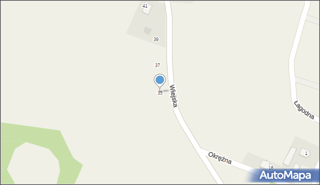 Iskrzyczyn, Wiejska, 35, mapa Iskrzyczyn