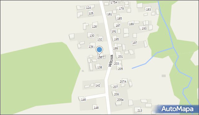 Jadowniki, Witosa Wincentego, 136, mapa Jadowniki