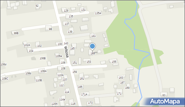 Jadowniki, Witosa Wincentego, 149, mapa Jadowniki