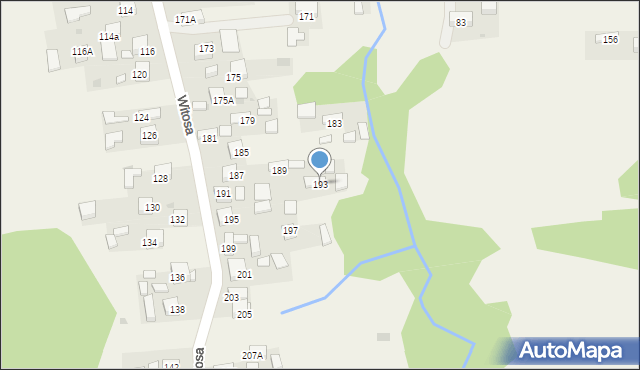 Jadowniki, Witosa Wincentego, 193, mapa Jadowniki