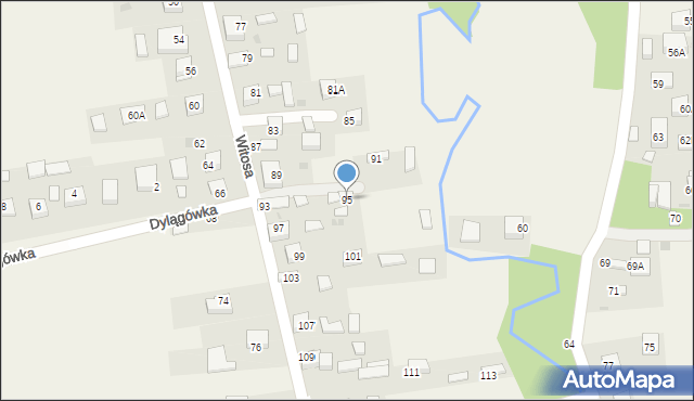 Jadowniki, Witosa Wincentego, 95, mapa Jadowniki