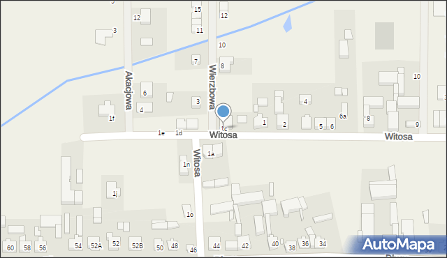 Janków Przygodzki, Witosa Wincentego, 1c, mapa Janków Przygodzki