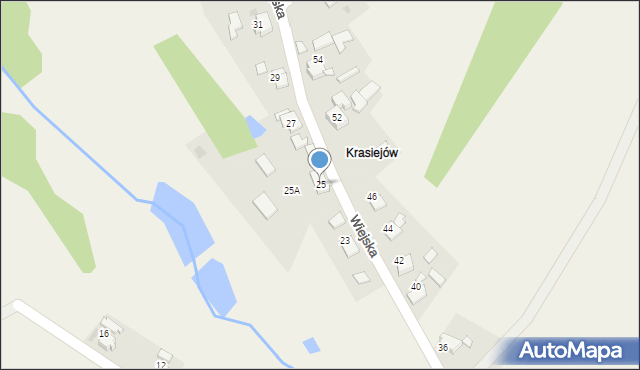 Jankowice, Wiejska, 25, mapa Jankowice