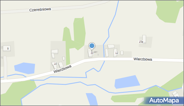 Januszkowice, Wierzbowa, 11, mapa Januszkowice