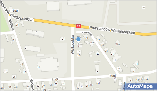 Jarocin, Wielkopolska, 1, mapa Jarocin