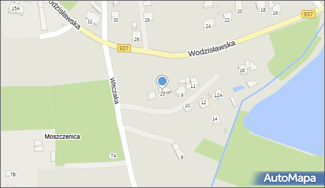 Jastrzębie-Zdrój, Witczaka Mikołaja, 13, mapa Jastrzębie-Zdrój