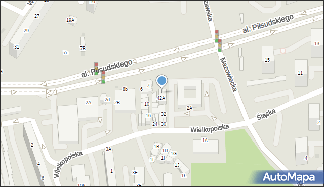 Jastrzębie-Zdrój, Wielkopolska, 42E, mapa Jastrzębie-Zdrój