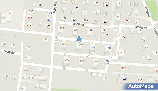 Jastrzębie-Zdrój, Wiejska, 23C, mapa Jastrzębie-Zdrój