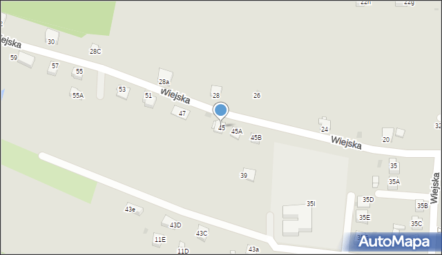 Jastrzębie-Zdrój, Wiejska, 45, mapa Jastrzębie-Zdrój