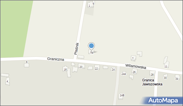 Jawiszowice, Wilamowska, 7A, mapa Jawiszowice