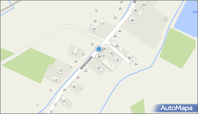 Jawiszowice, Wiśniowa, 26, mapa Jawiszowice