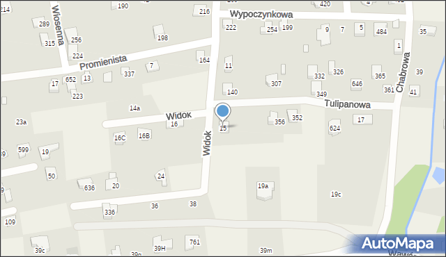 Jaworze, Widok, 15, mapa Jaworze