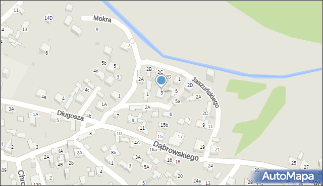 Jaworzno, Wierzbowa, 3, mapa Jaworzno