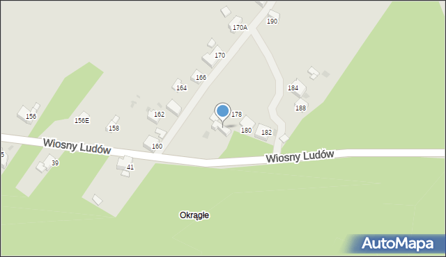 Jaworzno, Wiosny Ludów, 176, mapa Jaworzno