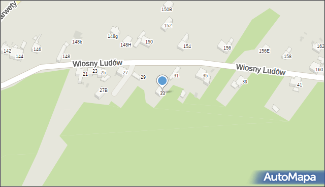 Jaworzno, Wiosny Ludów, 33, mapa Jaworzno