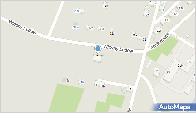 Jaworzno, Wiosny Ludów, 71, mapa Jaworzno