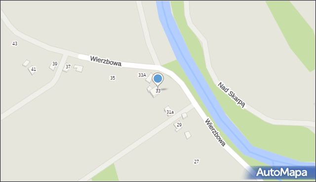 Jedlicze, Wierzbowa, 33, mapa Jedlicze