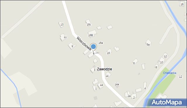 Jedlicze, Wierzbowa, 5, mapa Jedlicze