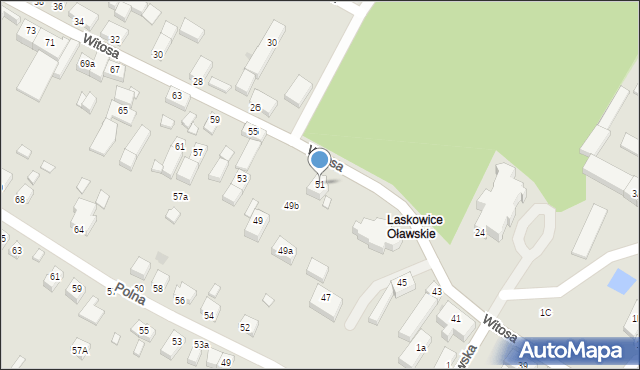 Jelcz-Laskowice, Witosa Wincentego, 51, mapa Jelcz-Laskowice