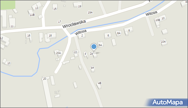 Jelenia Góra, Witosa Wincentego, 4c, mapa Jelenia Góra