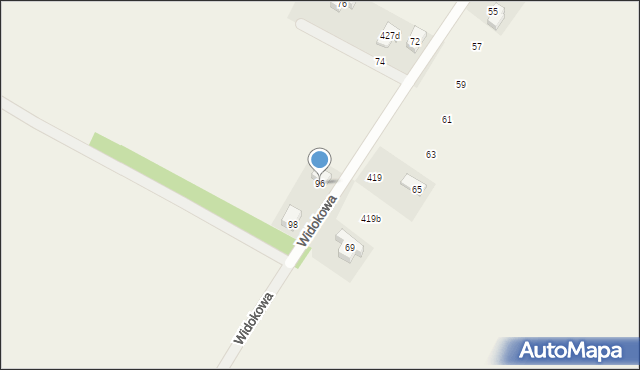 Jerzmanowice, Widokowa, 96, mapa Jerzmanowice