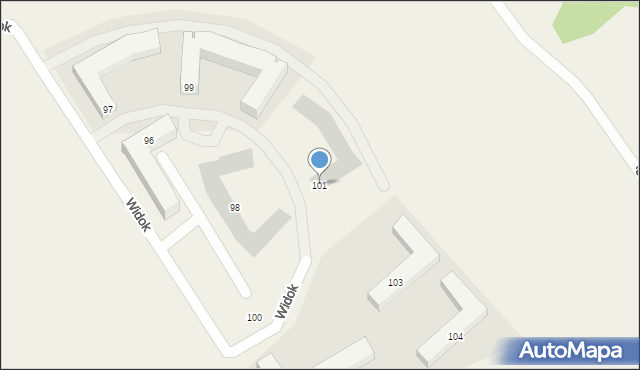 Kajkowo, Widok, 101, mapa Kajkowo