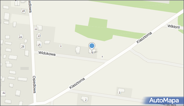 Karakule, Widokowa, 5, mapa Karakule