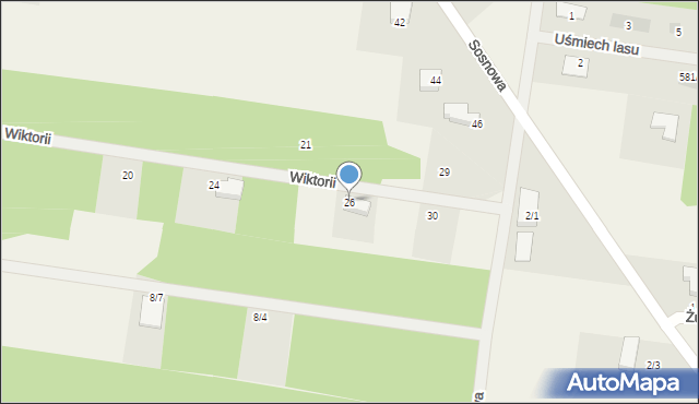 Karakule, Wiktorii, 26, mapa Karakule