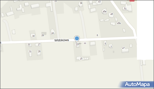 Karchowice, Widokowa, 13, mapa Karchowice