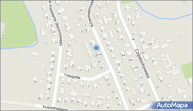 Karczew, Winczakiewicza Jakuba, 14, mapa Karczew