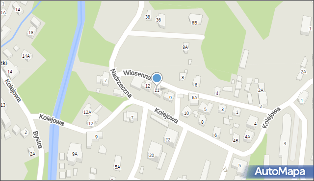 Karpacz, Wiosenna, 11, mapa Karpacz