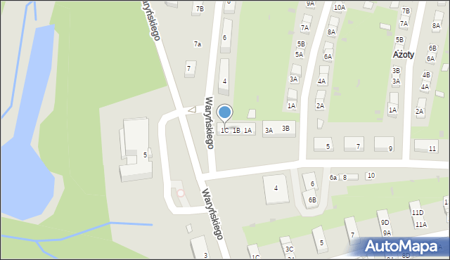 Kędzierzyn-Koźle, Witosa Wincentego, 1C, mapa Kędzierzyna-Koźle