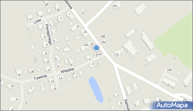 Kętrzyn, Wiejska, 2, mapa Kętrzyn