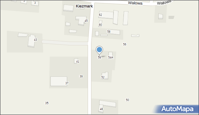 Kiezmark, Wiślana, 54, mapa Kiezmark