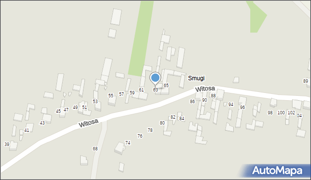 Kłobuck, Witosa Wincentego, 63, mapa Kłobuck