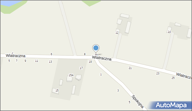 Kłoczew, Wiatraczna, 10, mapa Kłoczew