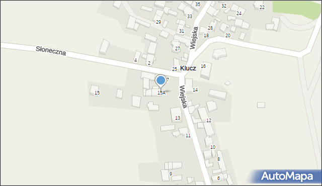 Klucz, Wiejska, 15A, mapa Klucz