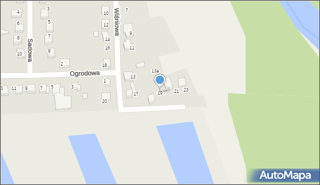 Kobiernice, Wiśniowa, 19, mapa Kobiernice