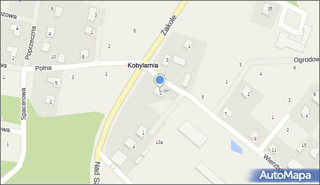 Kobylarnia, Wierzbowa, 2, mapa Kobylarnia