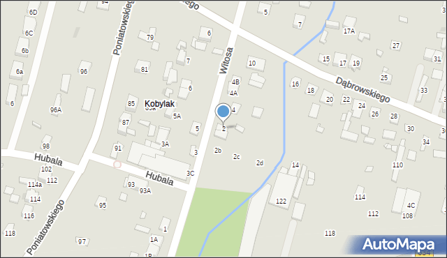 Kobyłka, Witosa Wincentego, 2, mapa Kobyłka