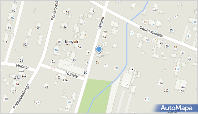 Kobyłka, Witosa Wincentego, 2A, mapa Kobyłka
